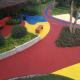 Non Toxic EPDM Colored Rubber Granules For Park Walkway Playground