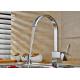 Waterfall Long Neck Wash Kitchen Faucet ROVATE Single Level High Strength