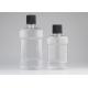 Screw Cap 180ml Transparent Plastic Cosmetic Bottles For Washing Packaging