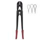 Non Slip Alloy Wire Rope Sleeve Crimper , Portable Cable Sleeve Crimping Tool
