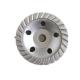 hot press 4inch 105×4.5×20×22.23mm Sintered 105mm Diamond Continuous Turbo Grinding Cup Wheel For Concrete , Stone