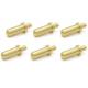 Gold Plating CNC Pin Lathe Machined Brass Pin Customized For Medical