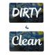 odm CE Reversible Magnetic Dishwasher Clean Sign Dirty Indicator
