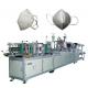 Quick Delivery Surgical Mask Making Machine , Semi Auto Earloop Mask Machine