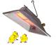 LPG Natural Gas Infrared Brooder Heater Automatic Temperature Control For Chicken