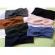 hair band accessories elastic pure color knitted wide hair bands women face wash sports headband wholesale