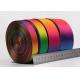 High Color Fastness Rainbow Grosgrain Ribbon With Beautiful Appearance