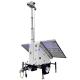 Solar Powered Surveillance Trailer For Off Grid Remote Area Monitoring