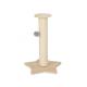 Stylish Sisal Wood Cat Scratching Post for Small Cats Includes Plush Toy Ball and Star Bottom