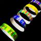 Hot Sale Sparkling Glitter Water Park Wristband Shiny Laser Paper Bracelet For Stylish Adult And Kid Events wristband
