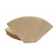 Food Grade Natural Cone Shape Coffee Filter Paper For 1 - 4 Cup