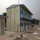 light steel temporary prefab homes with door and windows for construction site