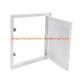 Flush Frame Push Lock Steel Access Panel White Powder Coated  Shadow Gap