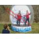 3 - 6m dia advertising Inflatable Snow Globe Bubble Decorations / Snow Bubble