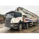56m 309KW Used Concrete Pump Truck High Safety Frame Year 2010 180m3/h