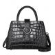 Fashion Cowhide Bag Women Handbag Alligator Pattern Cow Leather Tote Bags