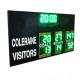 Customised Design LED AFL Electronic Scoreboard Portable Back Maintenance 60kgs