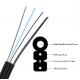 G657A1 Self Supporting Aerial Cable , FTTH LSZH Fiber Optic Cable