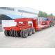 Hydraulic steering lift low loader Multi Axle Trailer for heavy duty equipment transport