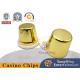 Titanium Gold Copper Color Hand Dice Cup Stainless Steel 90mm Height