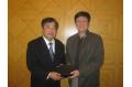 University Leaders Meet Professor of Nagoya City University