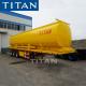 TITAN 3 axle 30-60cbm fuel gasoline palm oil tank trailer for sale