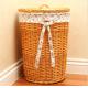 Cheap Storage Rattan Wicker Willow Laundry Basket With Lid Fashion Natural Baskets ECO Friendly Storage Factory Supply