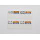 Glossing Lamination Colored Laser Labels Removable Freeze - Resistant For Retail Box