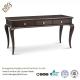Shabby Chic French Country Style Black Console Table With Drawers Vintage Antique Carved
