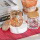 Custom Luxury Design Metal Lace Decal Decoration Candle Holder Rose Gold Scented Candle Jar Glass