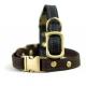 Handmade Stylish Real Leather Dog Collars Easy Care For Medium Dog Breeds