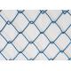 Woven Blue Color 60x60mm Pvc Diamond Mesh Fencing