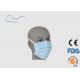 Eco Friendly Disposable Face Mask With Ties Blue Color 17 . 5 * 9 . 5CM