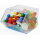 Transparent Candy Display Acrylic Food Box 600x200x250mm For Supermarket