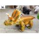 Lovely Kiddie Rides Animatronic Cartoon Walking Dinosaur Motorized Toy Car