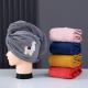 Unisex Shower Cap Dry Hair Towel Custom Thickening Elastic Bathing Cap for Sustainable