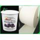 Biodegradable White PLA / PE Coated Paper For Ice Cream Cups Eco - Friendly