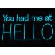 EU Plug 10cm 12VDC Led Neon Signs For Sweethearts