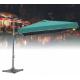 Hanging Aluminium Outdoor Patio Umbrella For Balcony Square Cantilever Umbrella