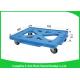 Logistics Stackable Plastic Moving Dolly Convenience Transport Long Service Life