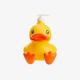 B.Duck PVC Plastic Toys , Cartoon Yellow Duck Soap Dispenser OEM ODM
