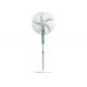 16 Inch Electric Stand Fan 2 Round Pin Plug 3 ABS Blades With Timer CB