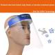CE Transparent Anti Fog 33cm X 25cm Disposable Protective Face Shield