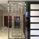 luxury partition stainless steel material Gold color Room Divider Stainless Steel Hanging Screen Partition