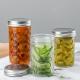High Quality Ball Small Candle Sublimation Glass Ball Mason Jars Light 16 Oz With Silver Gold Lid