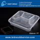 disposable 4 compartment plastic thin wall lunch PP container and box mould