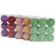 12g 24g 4hrs 8 Hours Coloured Tealight Candles Paraffin Wax Mini For Wedding