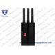 Portable Handheld GPS Jammer 6 Bands Radius 1 - 15 M With Black Color
