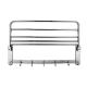 Rustproof  Bathroom Towel Rack Double Towel Rack Shelf Wall Mount Shelf