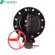 QX Manual Flange Butterfly Valve for Sea Water EPDM Rubber Seat PVC Control Valve